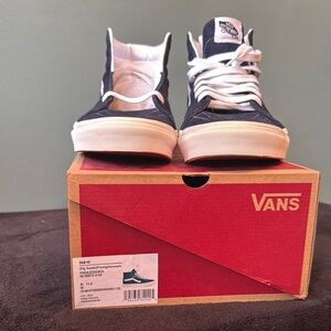Vans Navy High-Top Sneakers